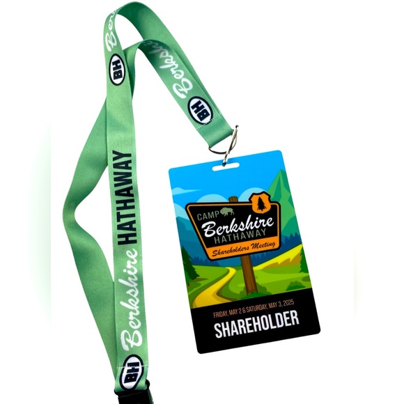 Camp Berkshire Hathaway Shareholder Meeting Badge 2025